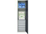 Schäfer Shop Genius Materialschrank FS, 5 OH, abschließbar, 2 Fachböden/6 Schübe, bis 250 kg, B 545 x T 520 x H 1950 mm, Stahl, lichtgrau/anthrazitgrau