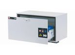 Sicherheitsunterbauschrank Typ 90 asecos UB-S-90, Schublade, Front Lichtgrau, B 1102 x T 574 x H 600 mm