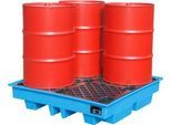 PE-Auffangwannen für 4 x 200 Liter-Fässer