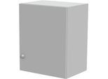 Schäfer Shop Genius Aufsatzschrank TETRIS WALL, 2 Ordnerhöhen, Türanschlag rechts, B 600 x T 440 x H 740 mm, lichtgrau