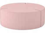 Nowy Styl Sitzpouf Tri.Ply L, modular, Blazer-Stoff, ø 115 cm, rosa