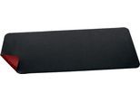Schreibtischunterlage Sigel, beidseitig nutzbar, einrollbar, für alle Maustypen, B 800 x T 2 x H 300 mm, Kunstleder, schwarz-rot