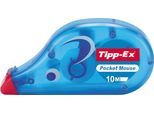 Korrekturroller Tipp-Ex Pocket Mouse, blau, mit Band L 10 m x B 4,2 mm