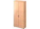Schäfer Shop Genius Flügeltürenschrank TETRIS WOOD, 6 OH, Höhe inkl. Gleiter, B 1000 mm, Buche-Dekor