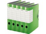 LEITZ® Qualitätsordner SOLID, DIN A4, Rückenbreite 62 mm, 5 Stück, hellgrün