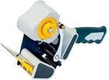 Handabroller TransPak Twin Core, für Rollenbreite 50 mm & Rollenlänge 66/132/150 lfm bis Kern-Ø 76 mm, Sicherheitszahnmesser, geräuscharm, Metall
