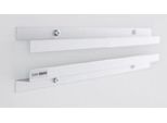 Gleitschienen, Stahlblech, 1270 mm lang, für ORGATEX-Tafeln