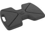 Fußstütze UNILUX Updown, ergonomisch, neigbar, Anti-Rutsch-Belag, L 430 x B 337 x H 135/90 mm, PP & Silikon, schwarz