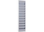 Werkstattplaner Eichner 9019-00201, einreihig, für 10 Auftragstaschen, grau