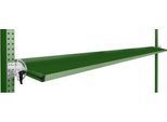 Manuflex Neigbare Ablagekonsole, für Reihe Universal oder Profi, Nutztiefe 345 mm, für Tischbreite 2000 mm, resedagrün