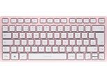 Bluetooth Tastatur Cherry KW 7100 Mini BT Cherry Blossom, QWERTZ, Multi-Device, kompaktes Format, inkl. Transporttasche