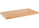 Schäfer Shop Pure Ablegeboden für manuell höhenverstellbare Arbeitstische AST31, Multiplex-Platte, Stärke 30 mm, bis 200 kg, B 750 x T 365 x H 30 mm, Buche-Dekor