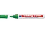 EDDING Permanent Marker 3300, mit Keilspitze, 10 Stück, grün