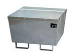 Auffangwanne BAUER AO-1, Stahl, 229 l, B 800 x T 800 x H 545 mm, verzinkt
