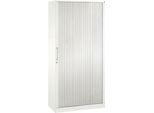 Rollladenschrank ASISTO C 3000, 5 Ordnerhöhen, B 1000 mm, weiß/weiß