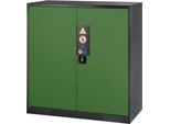 Chemikalienschrank Asecos CS-CLASSIC, Flügeltür, 2 Böden, 1055x520x1105 mm, resedagrün