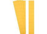 Steckkarten für Ultradex Stecktafeln Planrecord, beschreibbar, B 50 x H 32 mm, Karton, gelb, 90 Stück