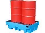 PE-Auffangwannen für 2 x 200 Liter-Fässer