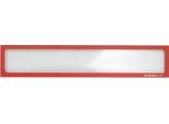 Schäfer Shop Select Magnetrahmen, für Überschriften (DIN A4 quer/ DIN A3), UV-beständige PET-Folie, rot, 4 Stück