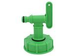 IBC-Adapter DN50/2 Zoll, mit kleinem Hahn (Klicksystem)