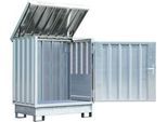 Gefahrstoffdepot Safe Master, Typ SM 2, Kapazität 2 x 200 l Fässer stehend, WGK 1-3, verzinkt