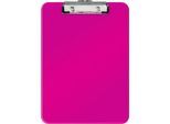 LEITZ® Klemmbrett WOW 3971, DIN A4, Polystyrol, mit Aufhängeöse, pink