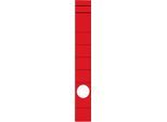 Rückenschild, Rückenbreite 39 mm, selbstklebend, 10 Stück, rot