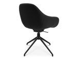 Konferenzsessel Topstar Sitness Life 2.0, dreh-/sitzhöhenverstellbar, Armlehnen, B 450 x T 460 x H 440-470 mm, 4-Fußgestell, Alu schwarz-matt & Stoff, schwarz