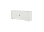 Rollladenschrank, 2 OH, 1teilig, mit Mitteltrennwand, B 1800 mm, lichtgrau