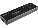 USB-Desktop-Schnellladestation Good Connections, 6er-Port mit 6 x USB-C, Leistung 120 W, schwarz