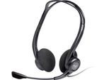 PC Headset Logitech 960 USB, binaural, kabelgebunden, Mikrofon mit Rauschunterdrückung, schwarz