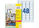 Avery Zweckform Wetterfeste Folienetiketten L4778-20, A4, 960 Etiketten, weiß