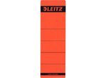 Rückenschild LEITZ®, Rückenbreite 80 mm, selbstklebend, 10 Stück, rot