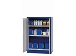Umweltschrank asecos E-CLASSIC, Flügeltüren, Front Lichtgrau, B 950 x T 500 x H 1400 mm