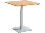 Schäfer Shop Select Beistelltisch FLEXXAS, elektrisch höhenverstellbar, ergonomisch, B 800 mm, Buche