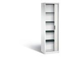 C + P Rollladenschrank Omnispace, 5 OH, abschließbar, B 600 x T 420 x H 1980 mm, Stahl/Kunststoff, verkehrsweiß