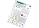 VELOFLEX Visitenkartenhülle, DIN A4, transparent, 10 Stück