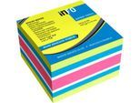 inFO Power Notes Haftnotizwürfel, 75 x 75 mm, 450 Blatt, blanko, 4 Farben
