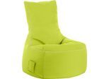 Sitzsack swing scuba®, 100% Polyester, abwaschbar, B 650 x T 900 x H 950 mm, grün