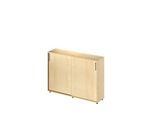 Schäfer Shop Genius Schiebetürenschrank TETRIS WOOD, 3 OH, B 1600 mm, Höhe inkl. Gleiter, Ahorn-Dekor