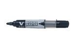 Whiteboardmarker PILOT V-Board Master, nachfüllbar, Tintenstandanzeige, Rundspitze, schwarz, 1 Stück