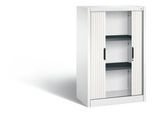 C + P Rollladenschrank Omnispace, 3 OH, abschließbar, B 800 x T 420 x H 1230 mm, Stahl/Kunststoff, verkehrsweiß