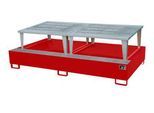 Auffangwanne AWA 1000-2, rot RAL 3000