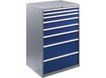Werkzeugschrank WSK 5414-8E, 8 Schubladen, 1450 mm hoch