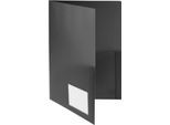 Angebotsmappe FolderSys, A4, 4 Taschen, Visitenkartentasche, Polypropylen, schwarz, 10 Stück