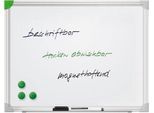 Franken Whiteboard U-Act!Line®, Hoch- & Querformat, emailliert, magnethaftend, recycelbar, mit Ablageschale, B 600 x H 450 mm