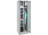 Schäfer Shop Select Garderobenschrank MSG 18505i, Stahl, Drehriegelverschluss, B 530 x T 500 x H 1800 mm