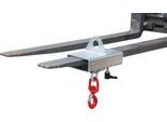 Lasthaken für Gabelstapler und Kran Bauer LH-I 3, mit Wirbel, Traglast 3000 kg, verzinkt