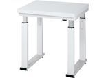 Arbeitstisch Serie adlatus 600, 750 x 700 x 740-1140 mm, Hartlaminat-Platte