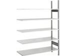 SSI Schäfer Archivregal, Anbaufeld, 5 Böden, B 995 x T 600 mm, verzinkt